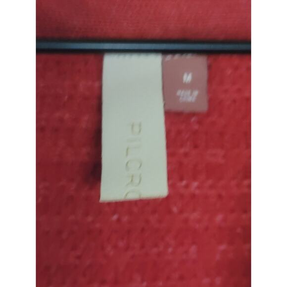 NEW Anthropologie Oversized Pilcro Cowl Neck Red Sweater - Medium - Picture 8 of 8